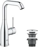 GROHE Essence, Waschtischarmatur, wassersparend (Wasserhahn f&uuml;r das Bad, 24cm hoch,