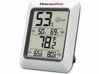 ThermoPro TP50 digitales Thermo-Hygrometer Innen Thermometer Raumthermometer mit