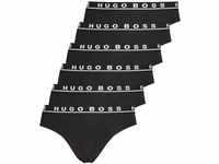 BOSS Hugo Herren Slips Briefs Unterhosen 50325402 3er Pack (L, Black (-001))