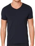Schiesser Herren Shirt Kurzarm 1/2 Unterhemd Long Life Soft V-Neck - 149043, Gr&ouml;&szlig;e