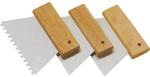 SCHULLER Zahnspachtel mit Holzgriffleiste, breite 180 mm, Trapezzahnung 2,9 mm, 1