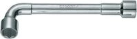 GEDORE 25 PK 19 Doppelsteckschl&uuml;ssel mit Bohrung 19 mm, mm/6-kant doppelt