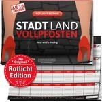 DENKRIESEN Stadt Land VOLLPFOSTEN Job Edition | DIN A4 Spielblock | 26...