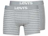 Levi's Herren Levis 200SF Vintage Stripe 0312 Boxer Brief Boxershorts, Grey...