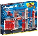 PLAYMOBIL City Action 9462 Gro&szlig;e Feuerwache mit Soundeffekten, Ab 5 Jahren
