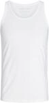 JACK & JONES Herren Basic tanktop 1-2-3 2014 Noos Top, Wei&szlig;, L EU