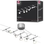 Paulmann 94145 Seilsystem Sice Salt Set erweiterbar max.5x10W Chrom matt Seilleuchte