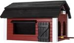 Wildlife Garden WG221 Futterscheune Rot - Vogelfutterhaus aus Holz