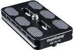 Mantona AS-70-1 Schnellwechselplatte Arca-Swiss kompatibel 70 x 38 mm Aluminium mit