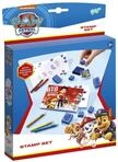Totum 720336 Paw Patrol Marshall und Chase Stempelset/Kreativset aus 7 Motiv Stempel,