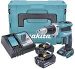 Makita DFS 452 RTJ 18 V Brushless Akku Schnellbauschrauber im Makpac mit...