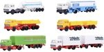 Kibri 36980 Z LKW Modell 6er-Set LKW-Sattelz&uuml;ge