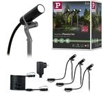 Paulmann 94154 Plug & Shine LED Au&szlig;enleuchte Spot Plantini Set 3000K 24V Anthrazit