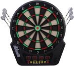 HOMCOM Elektronische Dartscheibe LED Anzeige 16 Spieler 44 x 51,5 x 3,2 cm