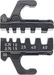 KNIPEX Crimpeinsatz f&uuml;r isolierte + unisolierte Aderendh&uuml;lsen 0,25-6 mm&sup2;, 97 39 08