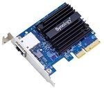 Synology E10G18-T1 10GB NW Card W 10GBASE-T Ports, Black/Blue