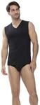 Mey Tagw&auml;sche Serie Dry Cotton Herren Shirt o.Arm Schwarz M(5)
