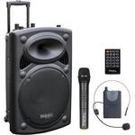 Ibiza PORT15UHF-BT Tragbarer Akku-PA-Lautsprecher 15"/38 cm &ndash; 800 W Max./400 W RMS
