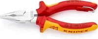 KNIPEX Spitz-Kombizange verchromt isoliert mit Mehrkomponenten-H&uuml;llen,...