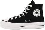 converse Chuck Taylor All Star Lift Canvas Hi Sneaker Damen Schwarz - 35 - Sneaker