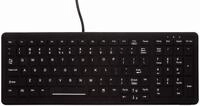 Active Key AK-CB7000F-U1-B/GE Beleuchtete Hygiene Tastatur, USB Schwarz