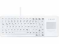 Active Key AK-C4400F-GUS-W/GE Hygiene Touchpad Tastatur Vollversiegelt, USB...