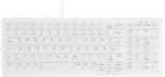 Active Key AK-C7000F-U1-W/GE Kompakte Hygiene Tastatur, USB Wei&szlig;