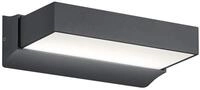 Trio Leuchten Cuando 226660242 LED Au&szlig;en Wandleuchte, Aluminium, 11 Watt, Anthrazit