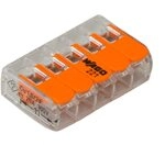 Wago Universal Mini Hebelklemme 4-adrig 25 St&uuml;ck