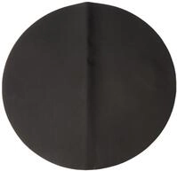 ASA Leder Tischset rund - schwarz - D.38 cm, Lederoptik