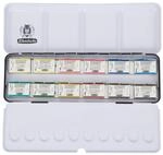 Schmincke &ndash; HORADAM AQUARELL Farbkasten mit 12 feinsten Aquarellfarben,...