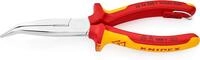 KNIPEX Flachrundzange, VDE-gepr&uuml;ft; mit, 26 26 200 T BK