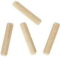 kwb 40x Holzd&uuml;bel 8x40mm, Holz, Holzd&uuml;belset, geriffelt, Buchenholz, Riffeld&uuml;bel