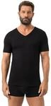 Mey Tagw&auml;sche Serie Dry Cotton Herren Shirt 1/2 Arm Schwarz M(5)