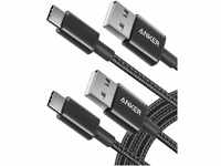 Anker Premium 180 cm langes doppelt-geflochtenes Nylon USB-C auf USB-A Kabel...