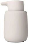 blomus Seifenspender -SONO- 250 ml aus Keramik | Handseifenspender in Beige | &Oslash;8 x
