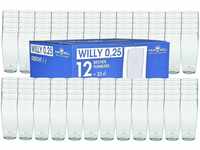 Van Well Willibecher 0,25l 120 Stk - Premium Biergläser 0,25 Liter - Robustes