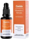 Casida Vitamin C Serum - Hochdosiert mit Hyaluron - 30 ml Anti-Aging Vitamin C