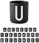 Design Letters Tasse A&ndash;Z Schwarz | Beste abitur 2026 geschenke 