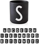 Design Letters Tasse A&ndash;Z Schwarz | Beste abitur 2026 geschenke 
