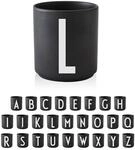 Design Letters Tasse A&ndash;Z Schwarz | Beste abitur 2026 geschenke 