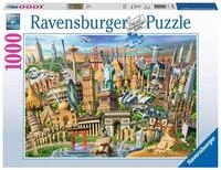 Ravensburger Puzzle 19890 - Sehensw&uuml;rdigkeiten weltweit - 1000 Teile Puzzle f&uuml;r