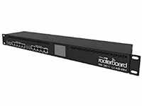 Mikrotik RB3011UIAS-RM verkabelter Router Ethernet-Anschluss LAN schwarz
