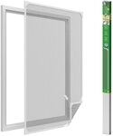 Insektenschutz-Fenster - 120x140 cm - Fliegengitter mit Magnetrahmen - Magnetischer