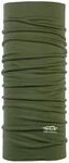 P.A.C. Merino Wool Olive Multifunktionstuch - Merinowoll Schlauchtuch, Halstuch,
