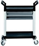 KS Tools 800.0030 Werkstatt-Servicewagen mit 2 Schubladen, Farbig
