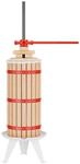 Wiltec 30L Obstpresse aus Buchenholz inkl. Presstuch, manuelle Weinpresse mit
