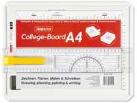 Aristo AR7040 College Board Zeichenplatte (Format A4, schlagfester Kunststoff, mit