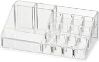 WENKO Kosmetik Organizer Femme - mit 16 Aufteilungen, Acryl, 22.5 x 8 x 12.5 cm,