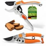 GARTENPAUL Gartenscheren Set, Premium + Damenschere, Profi-Gartenwerkzeuge Ratschen